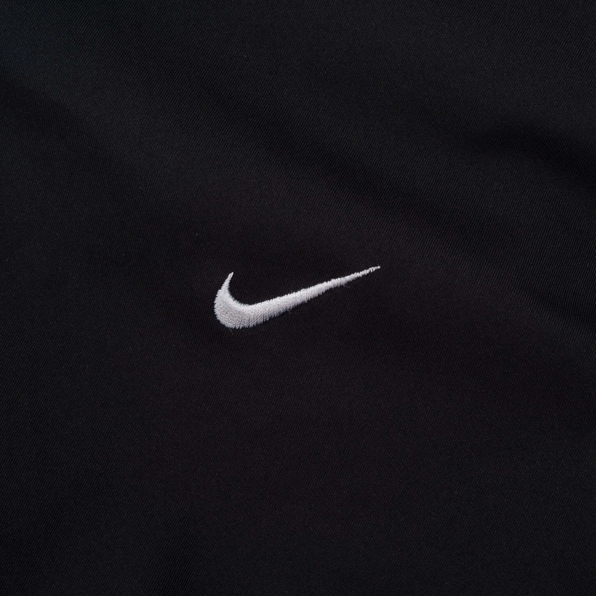 VINTAGE NIKE CLASSIC SWOOSH BLACK WINDBREAKER JACKET 2000S 3XL