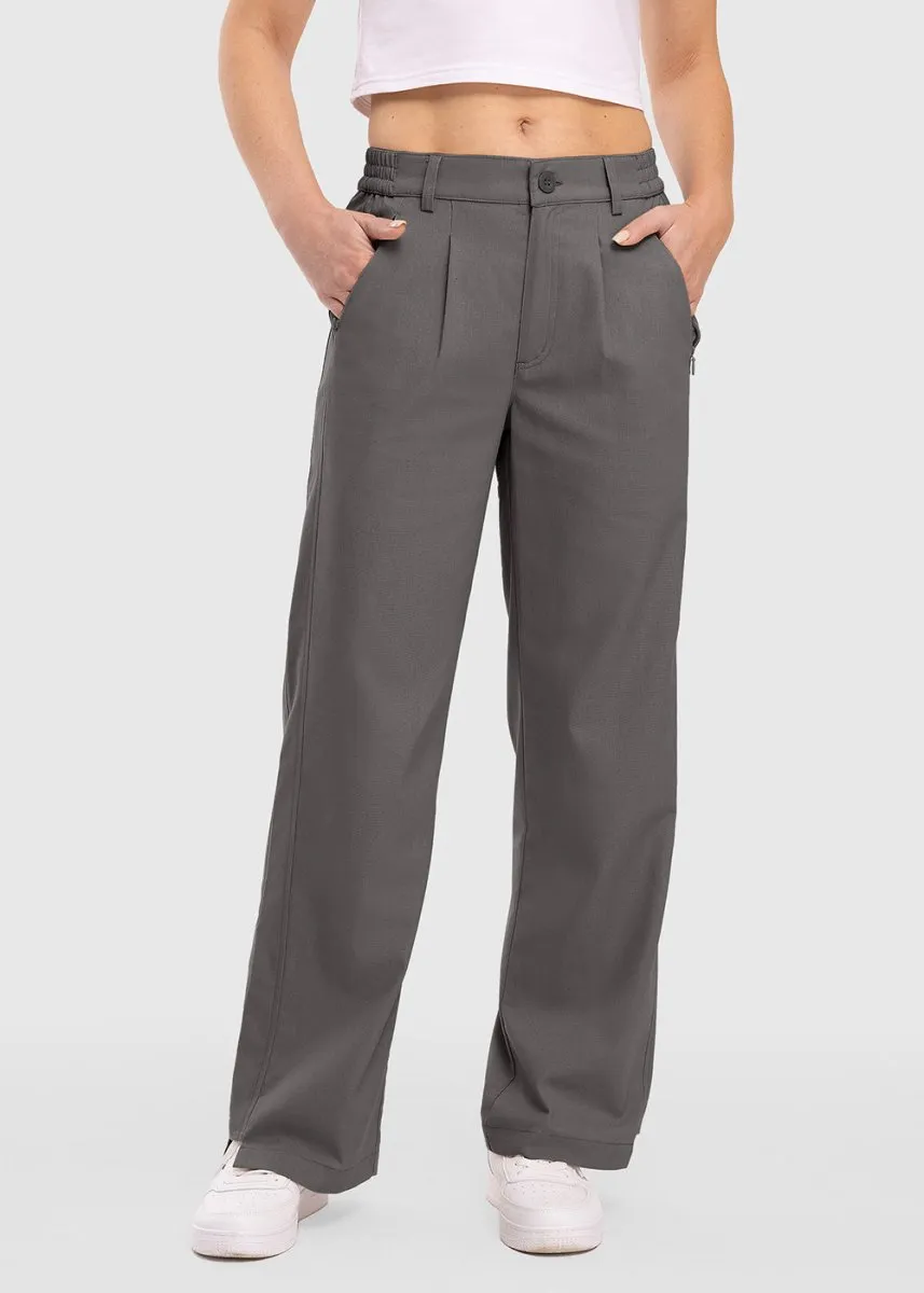 Women's Breathable Casual Straight Linen Pants